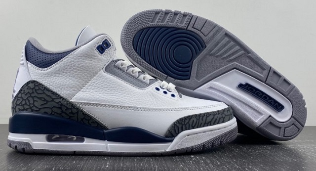 Air Jordan Retro 3 III SuperA Midnight Navy